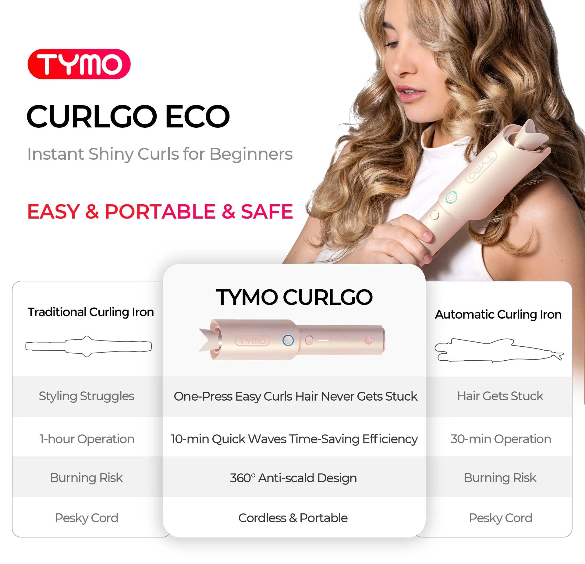 TYMO CURLGO PINK